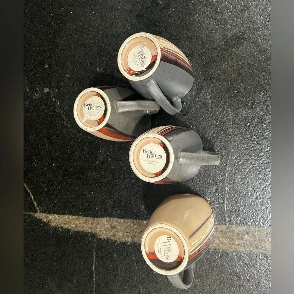 Better Homes and Gardens Stripped Ceramic Painted Coffee Mug - Picture 5 of 6